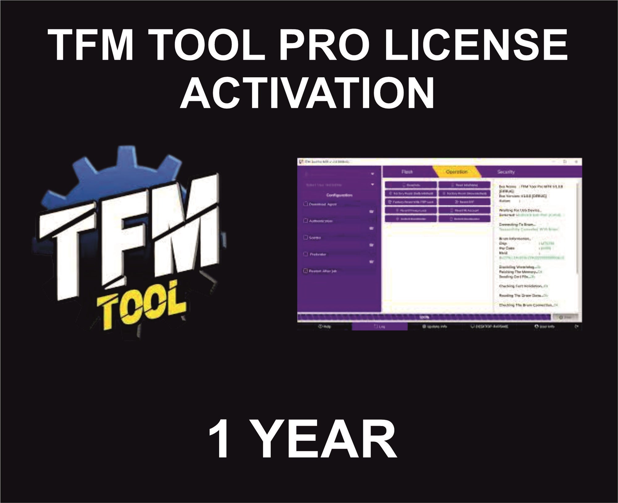 812. TFM Tool Pro Activation, 1 Year Plan