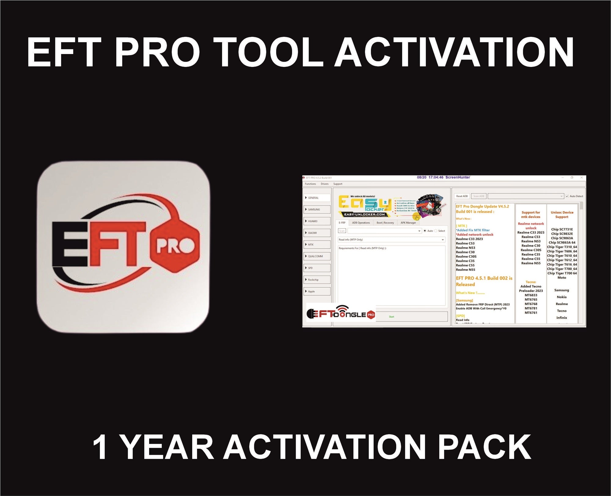 89. EFT Pro Tool Activation, 1 Year Plan