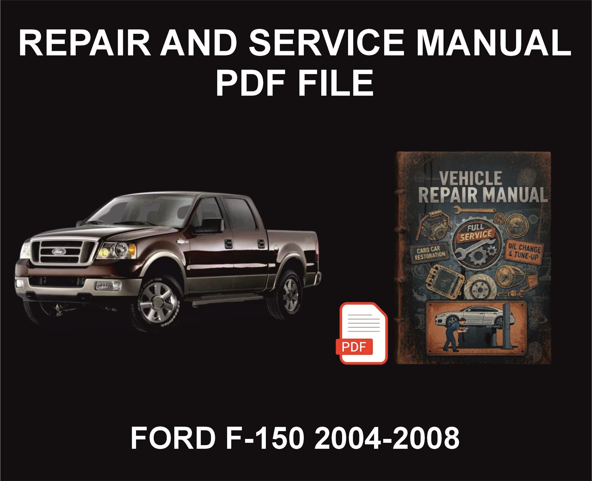 65. Ford F-150 2004-2008, Car Repair Manual, Guide, Workshop PDF