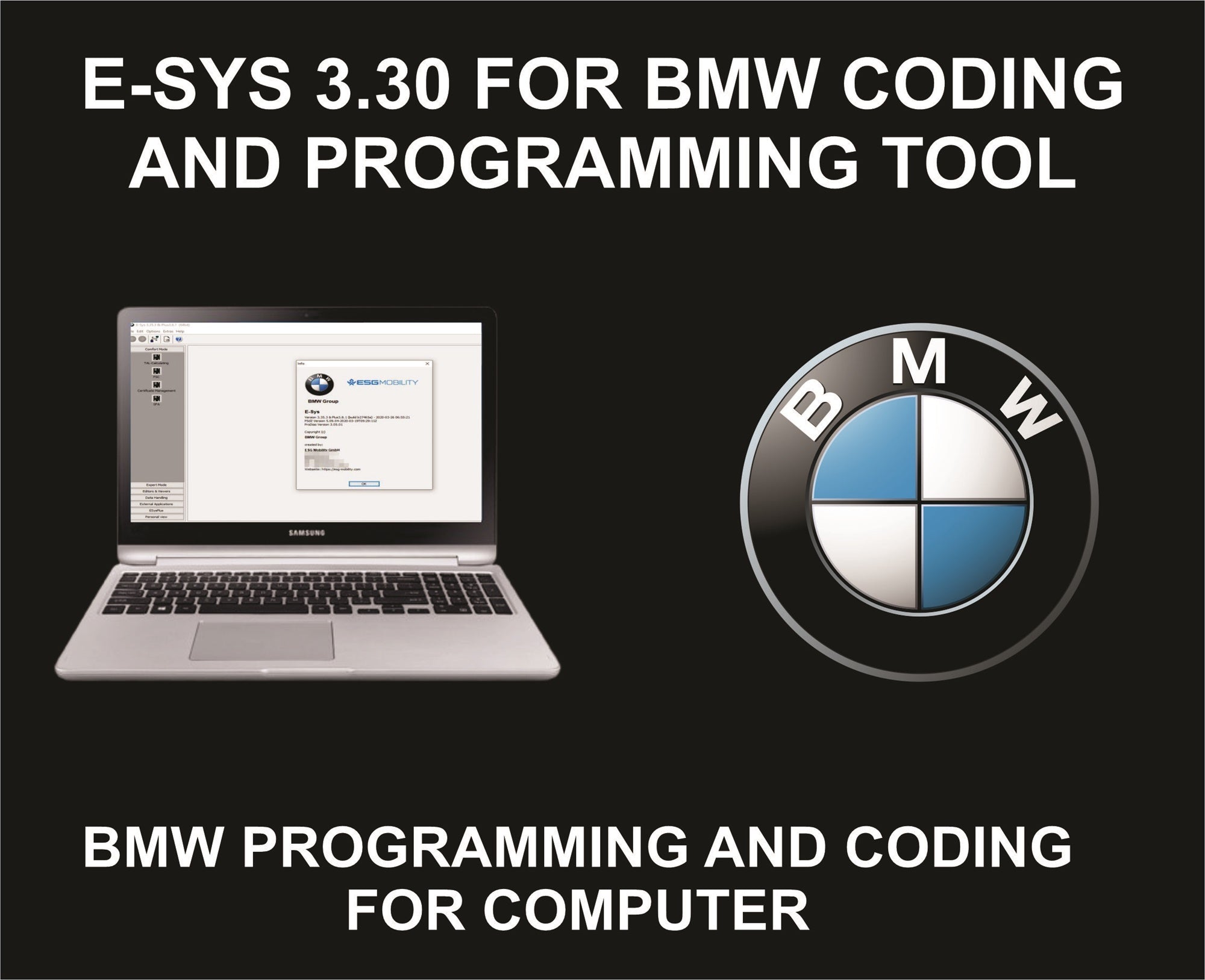 51. BMW E-Sys, Program For Computer Or Laptop, For Diagnostics and Repairs