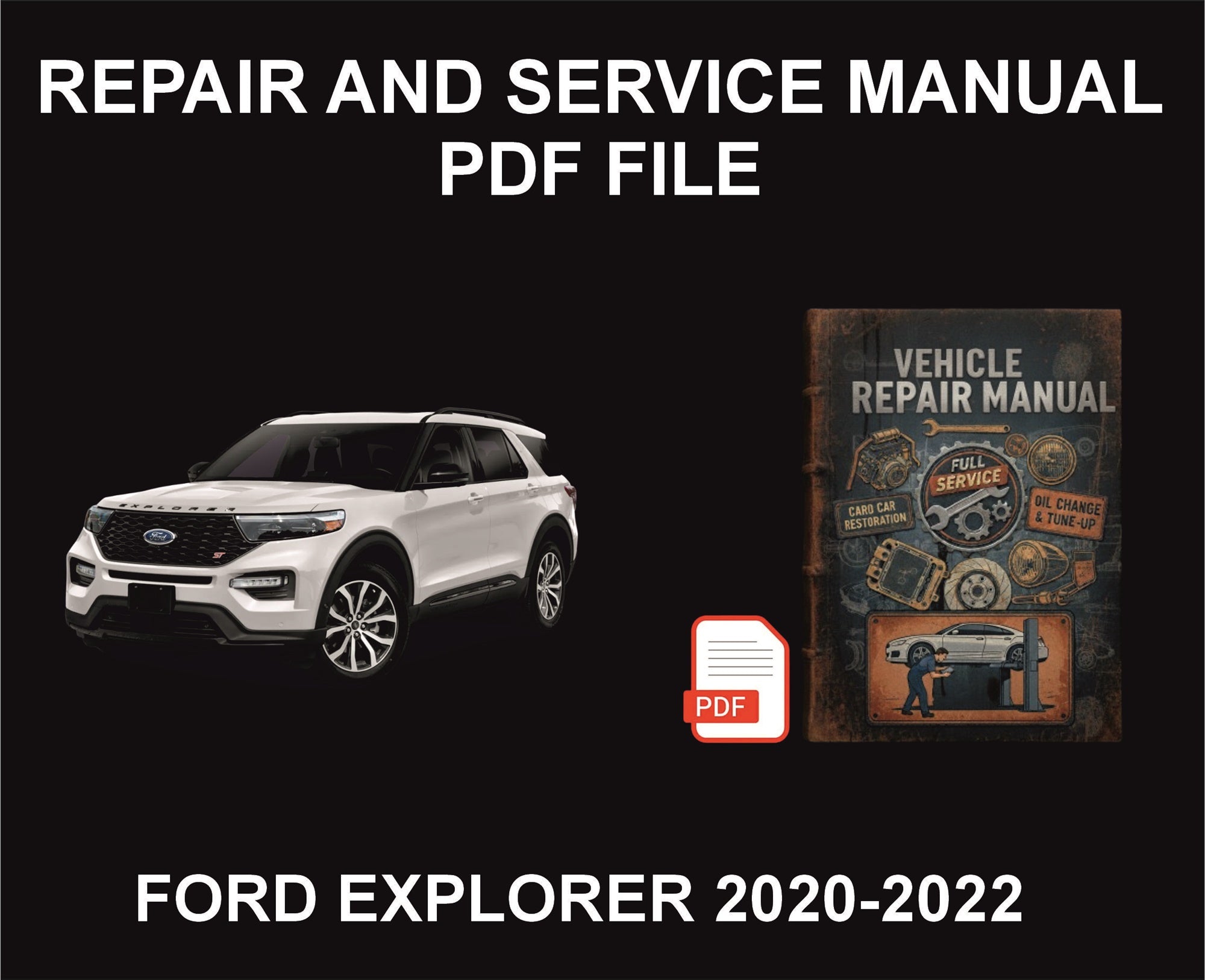 64. Ford Explorer 2020-2022, Car Repair Manual, Guide, Workshop PDF