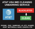 5. AT&T USA IMEI Cleaning Unbarring Service, For iPhone, Samsung, Pixel, Motorola