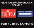 E3. Bios Password Unlock Code Service, Fujitsu Laptops
