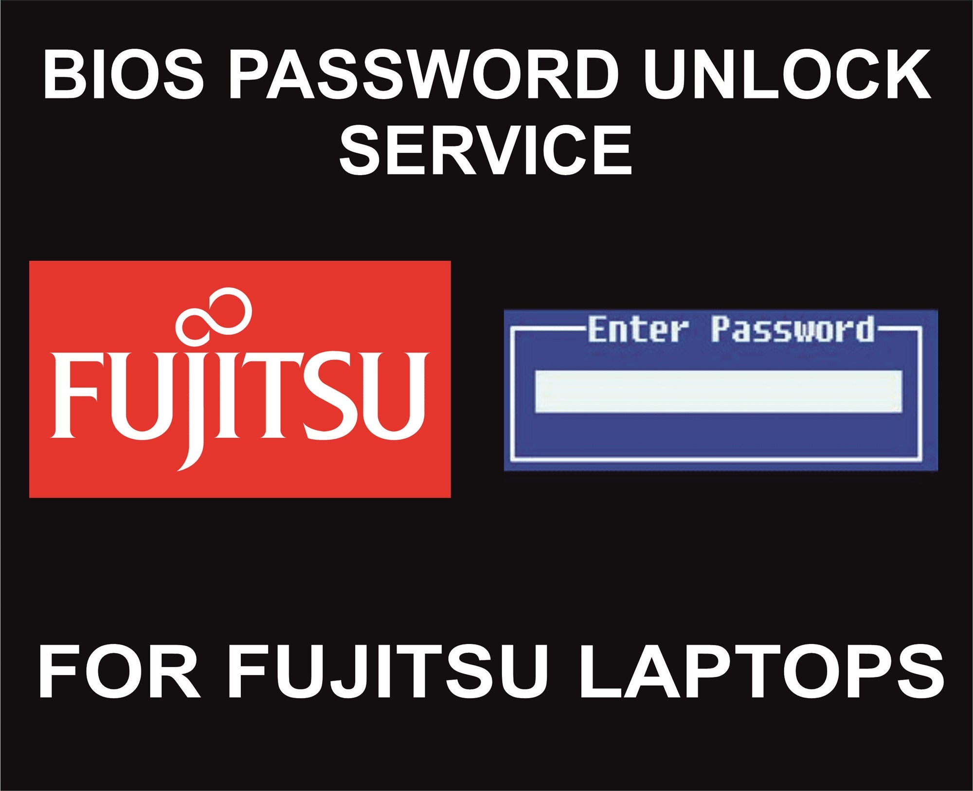E3. Bios Password Unlock Code Service, Fujitsu Laptops
