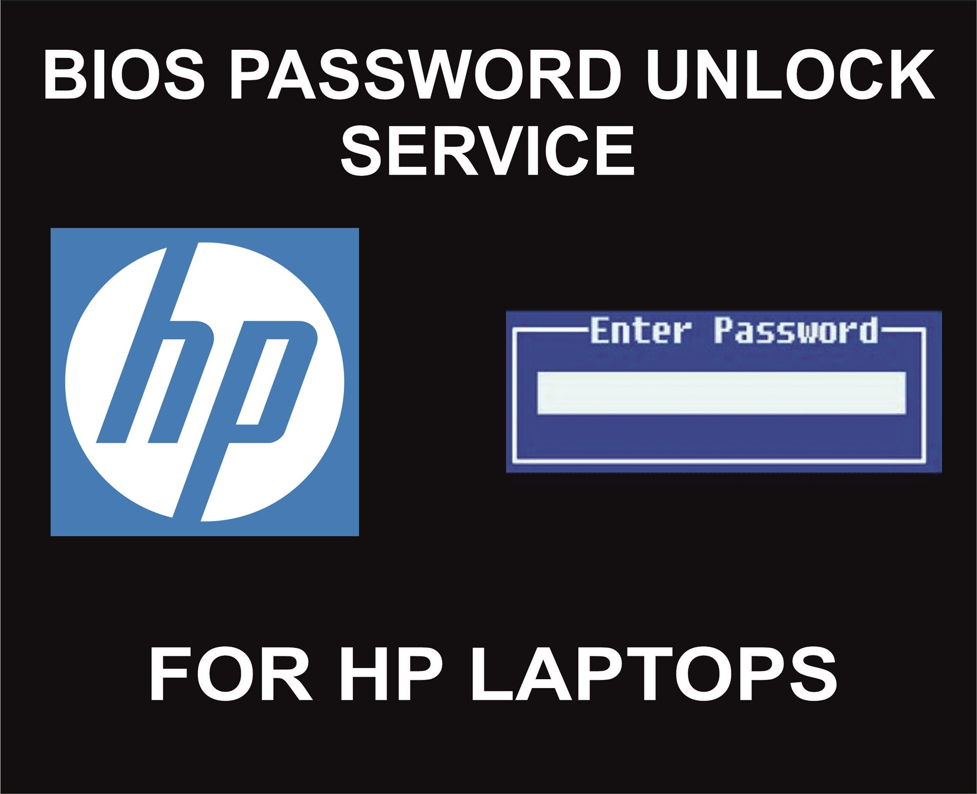 E4. Bios Password Unlock Code Service, HP Laptops