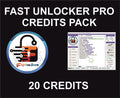 84. Fast Unlocker Pro Tool Credits, 20 Credits
