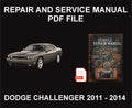 61. Dodge Challenger 2011-2014, Car Repair Manual, Guide, Workshop PDF
