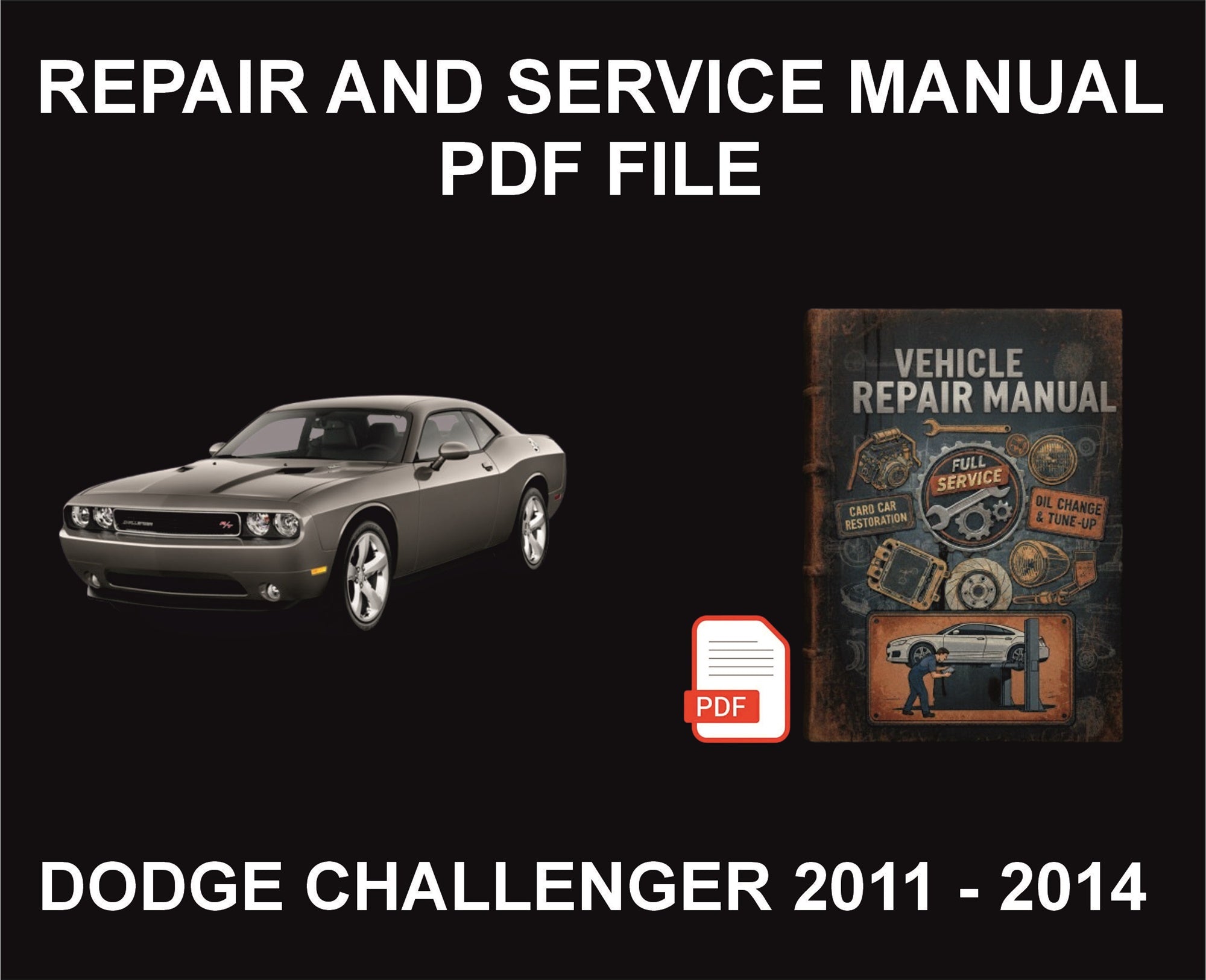 61. Dodge Challenger 2011-2014, Car Repair Manual, Guide, Workshop PDF