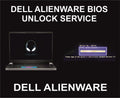 E9. Bios Password Unlock Code Service, Dell Alienware Laptops
