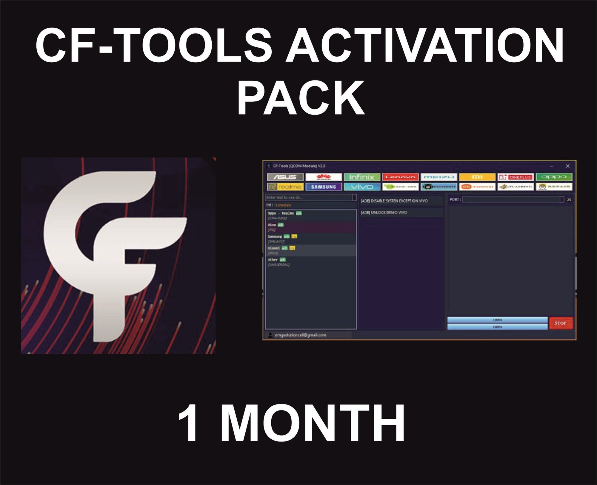 A12. CF-Tools Activation, 1 Month Pack