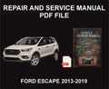 63. Ford Escape 2013-2019, Car Repair Manual, Guide, Workshop PDF