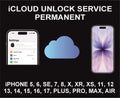 7. iCloud Unlock Service, For Open Menu devices, With Menu Access, iPhone All Models