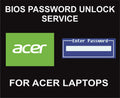 E1. Bios Password Unlock Code Service, Acer Laptops